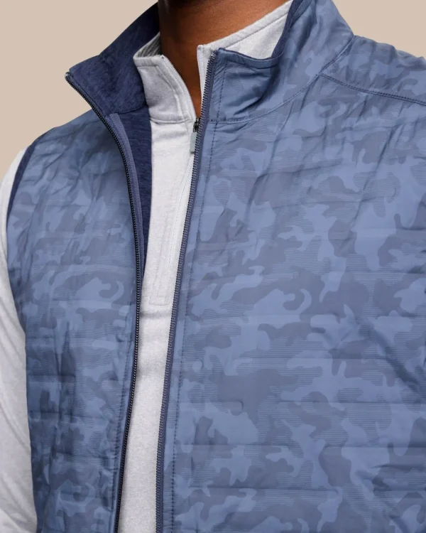 Southern Tide Abercorn Camo Performance Vest< Jackets & Vests