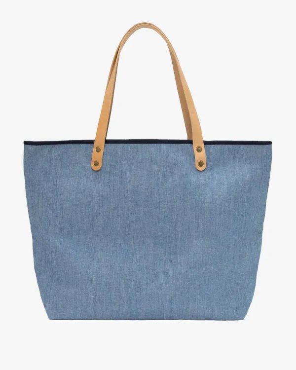 Southern Tide All Day Denim Tote< Hats & Bags