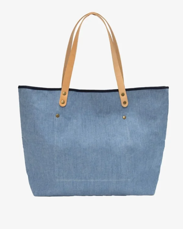 Southern Tide All Day Denim Tote< Hats & Bags