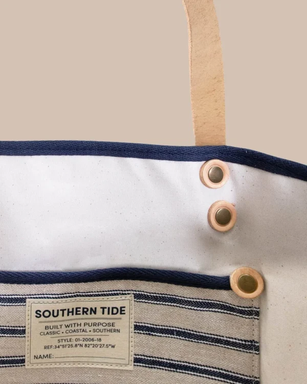 Southern Tide All Day Denim Tote< Hats & Bags