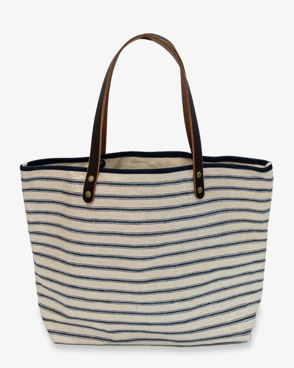 Southern Tide All Day Stripe Tote< Hats & Bags