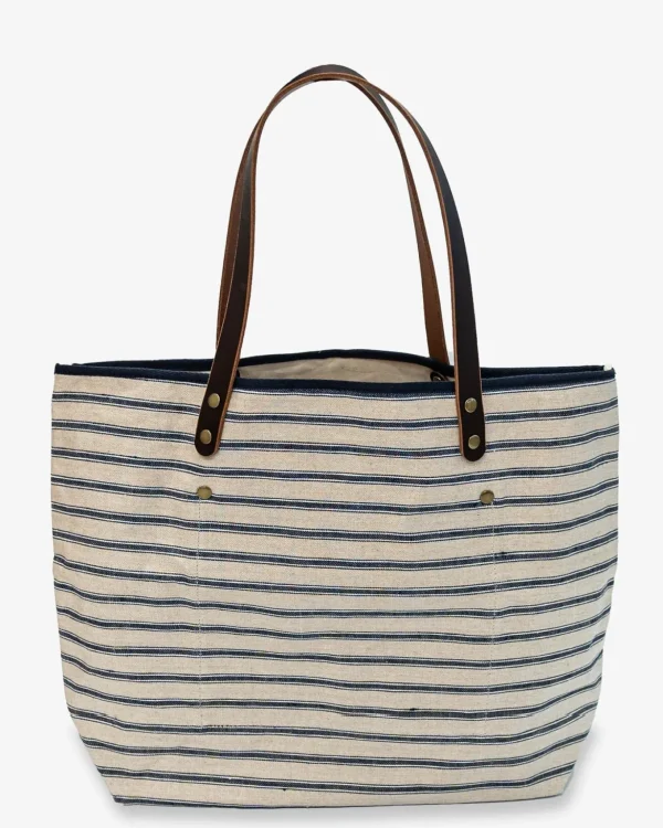 Southern Tide All Day Stripe Tote< Hats & Bags