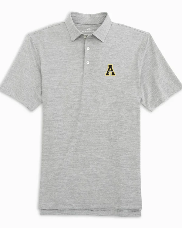 Southern Tide App State Mountaineers Driver Spacedye Polo< Polo Shirts