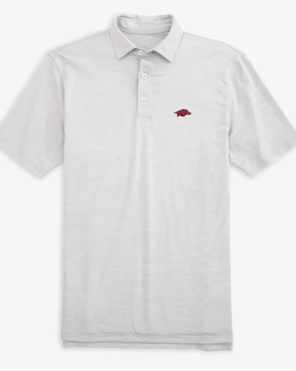 Southern Tide Arkansas Razorbacks Driver Spacedye Polo Shirt< Polo Shirts