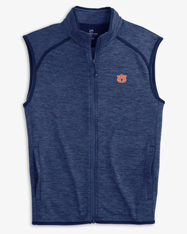 Southern Tide Auburn Tigers Baybrook Heather Vest< Outerwear