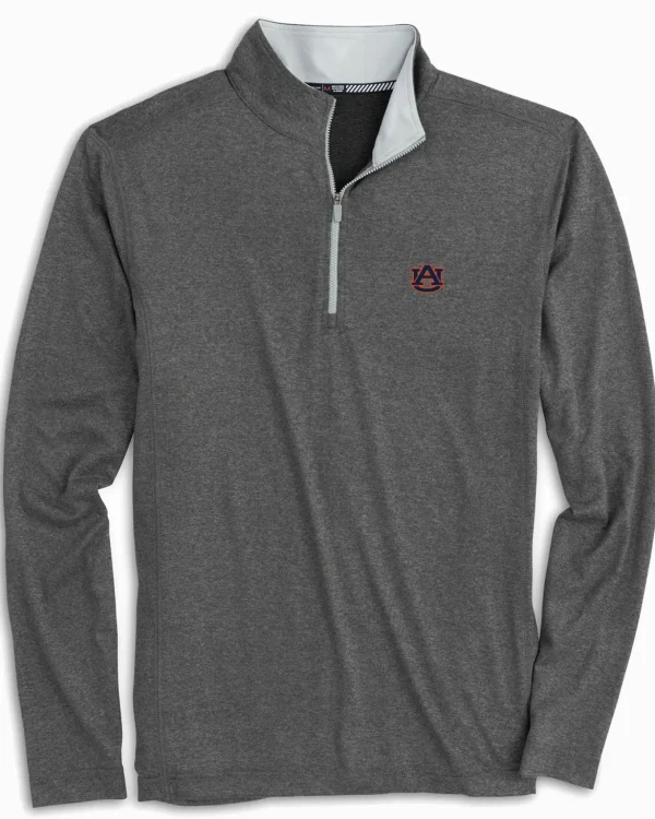 Southern Tide Auburn Tigers Flanker Quarter Zip Pullover< Outerwear