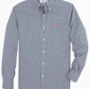 Southern Tide Auburn Tigers Gingham Button Down Shirt< Sport Shirts & Button Downs