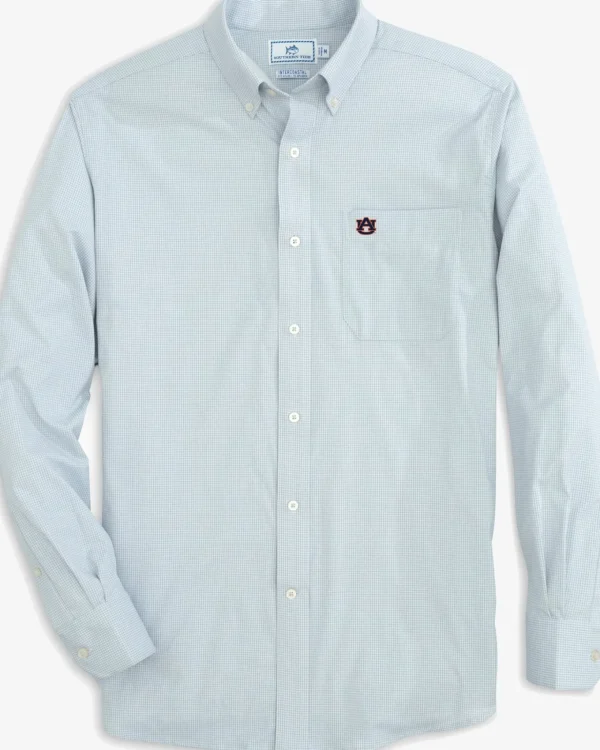 Southern Tide Auburn Tigers Gingham Button Down Shirt< Sport Shirts & Button Downs