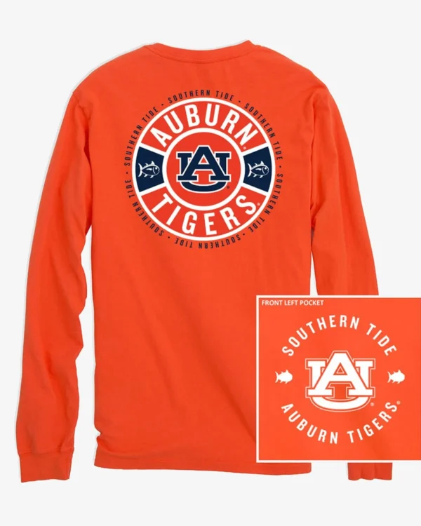 Southern Tide Auburn Tigers Ring Badge T-Shirt< T-Shirts