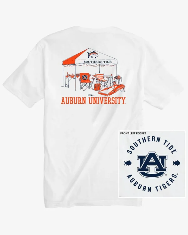 Southern Tide Auburn Tigers Tailgate Time T-Shirt< T-Shirts