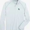 Southern Tide Baylor Bears Scuttle Heather Quarter Zip< Outerwear