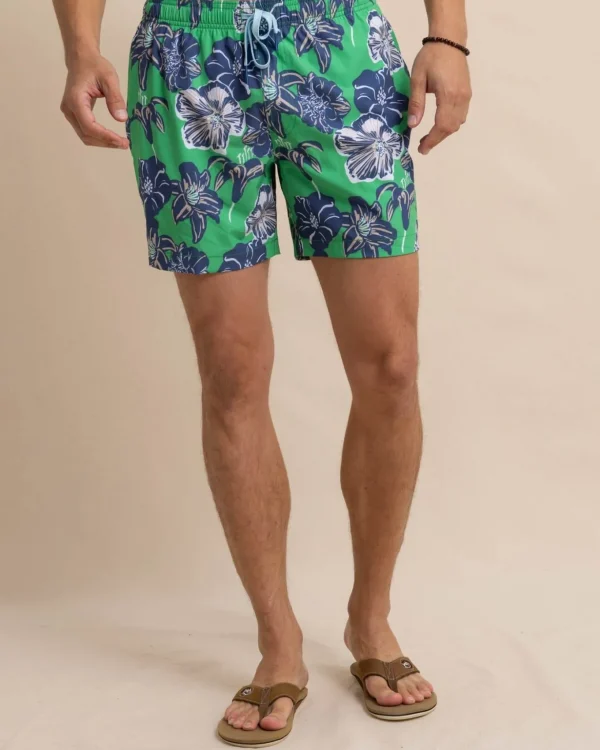 Southern Tide Beach Blooms Swim Trunk< Swim