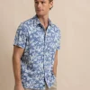 Southern Tide Beachcast Island Blooms Knit Short Sleeve Sport Shirt< Sport Shirts & Button Downs