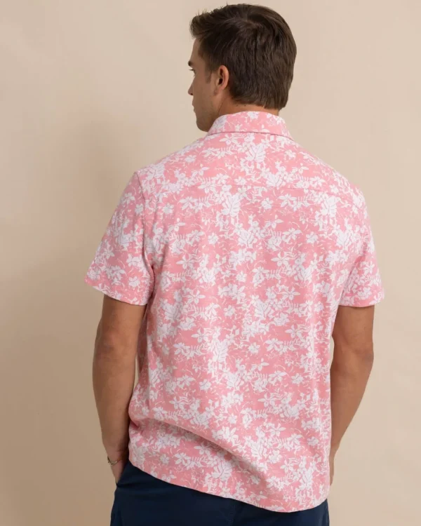 Southern Tide Beachcast Island Blooms Knit Short Sleeve Sport Shirt< Sport Shirts & Button Downs