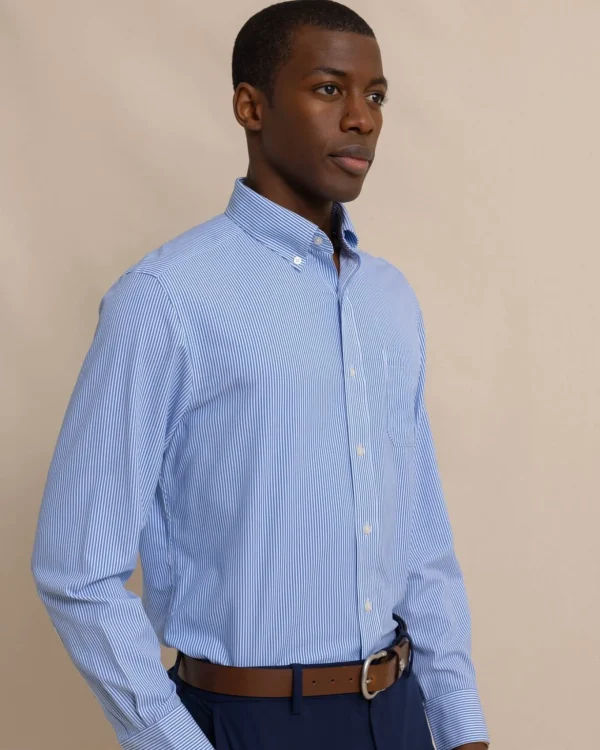 Southern Tide Bengal Stripe Brrr°® Intercoastal Sport Shirt< Sport Shirts & Button Downs