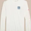 Southern Tide Boxed Chest Performance Long Sleeve T-Shirt< T-Shirts