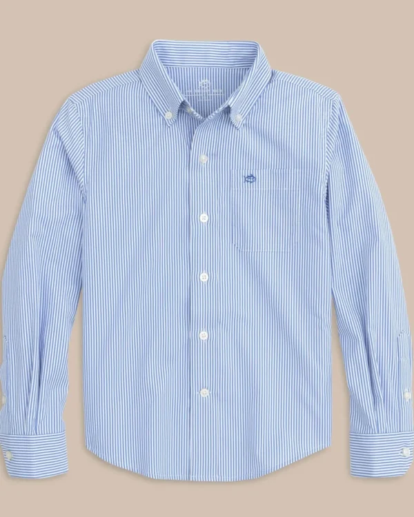 Southern Tide Boys Bengal Stripe Intercoastal Sport Shirt< Boys Button Down Shirts