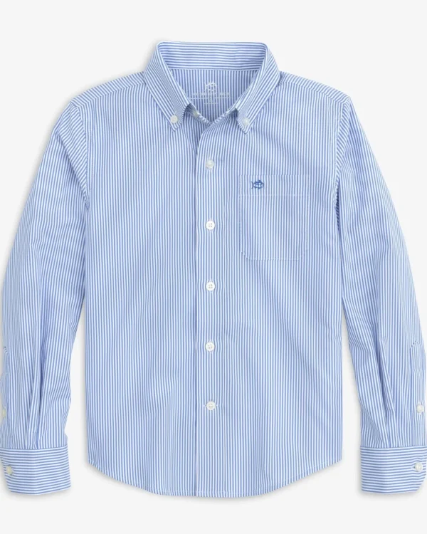 Southern Tide Boys Bengal Stripe Intercoastal Sport Shirt< Boys Button Down Shirts