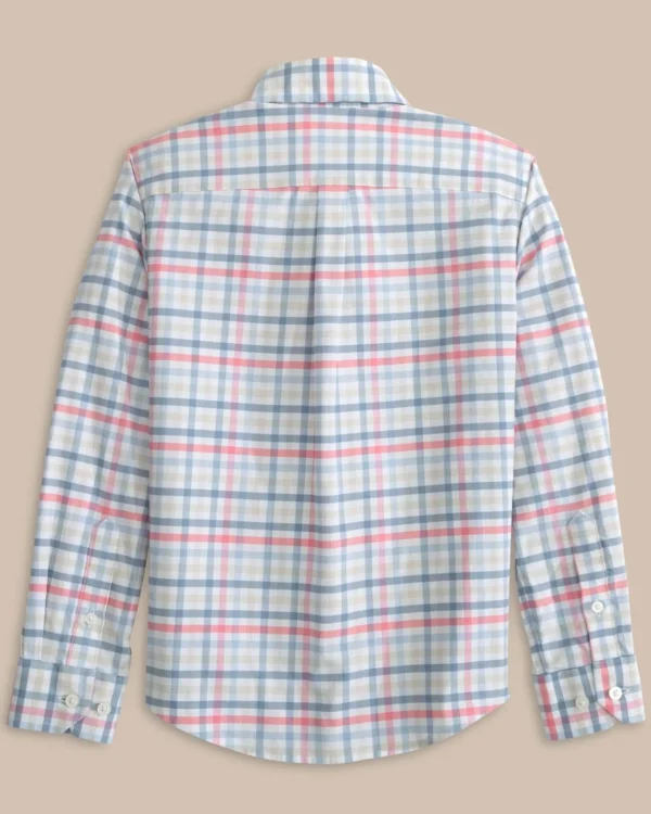 Southern Tide Boys Coastal Passage Plaid Long Sleeve Shirt< Boys Button Down Shirts