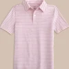 Southern Tide Boys Driver Carova Stripe Polo Shirt< Boys Polo Shirts