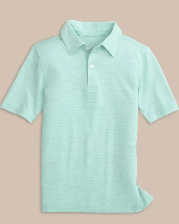 Southern Tide Boys Driver Spacedye Polo Shirt< Boys Polo Shirts