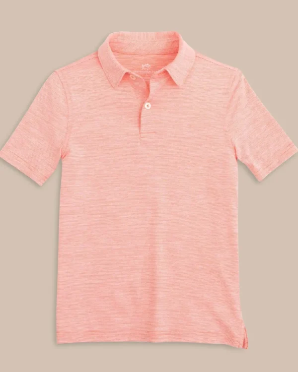 Southern Tide Boys Driver Spacedye Polo Shirt< Boys Polo Shirts