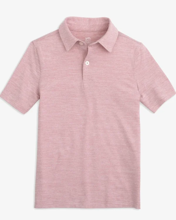 Southern Tide Boys Driver Spacedye Polo Shirt< Boys Polo Shirts