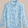 Southern Tide Boys Island Camo Print Cruiser Quarter Zip< Boys Pullovers & Vests