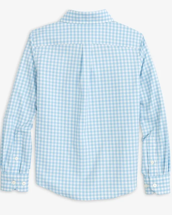 Southern Tide Boys Long Sleeve Hartwell Plaid Sport Shirt< Boys Button Down Shirts