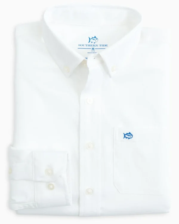 Southern Tide Boys Solid Intercoastal Button Down Shirt< Boys Button Down Shirts