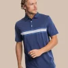 Southern Tide Brenton Chest Stripe Performance Polo< Polo Shirts