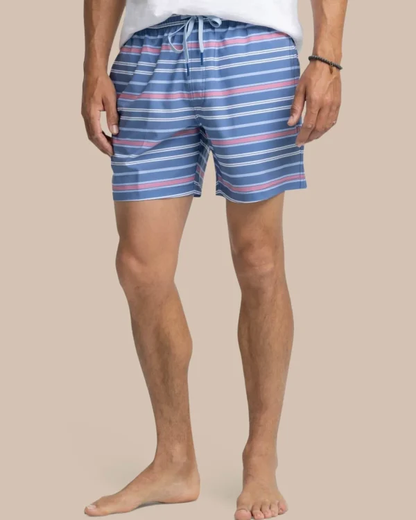 Southern Tide Breton Stripe Swim Trunk< Swim