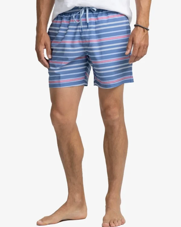 Southern Tide Breton Stripe Swim Trunk< Swim