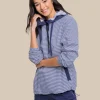 Southern Tide Calie Skip Stripe Popover< Pullovers & Jackets