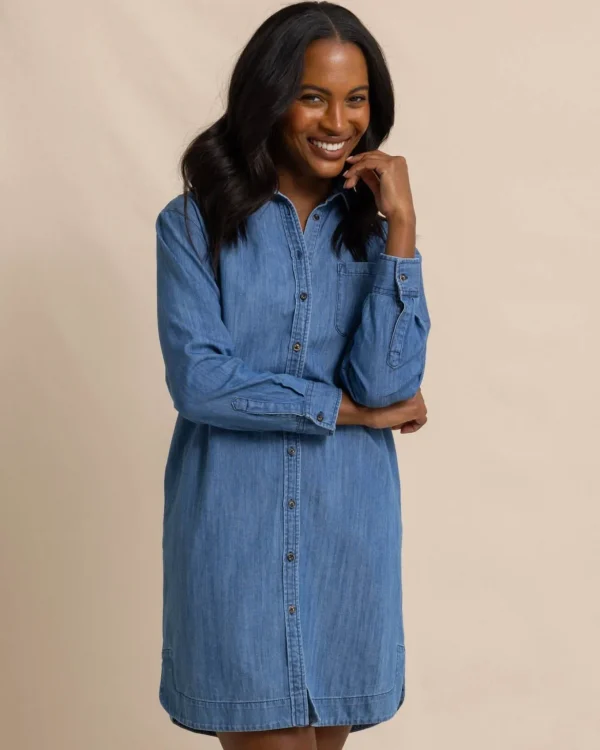 Southern Tide Cam Denim Dress< Shop Gift Guide