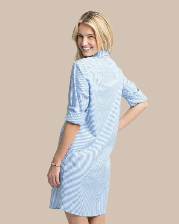 Southern Tide Cam Stripe Poplin Dress< Shop Gift Guide