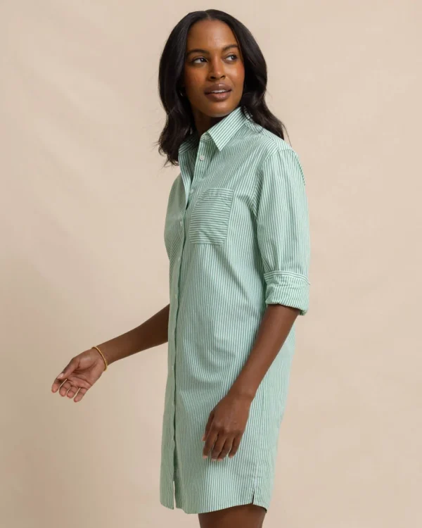 Southern Tide Cam Stripe Poplin Dress< Shop Gift Guide