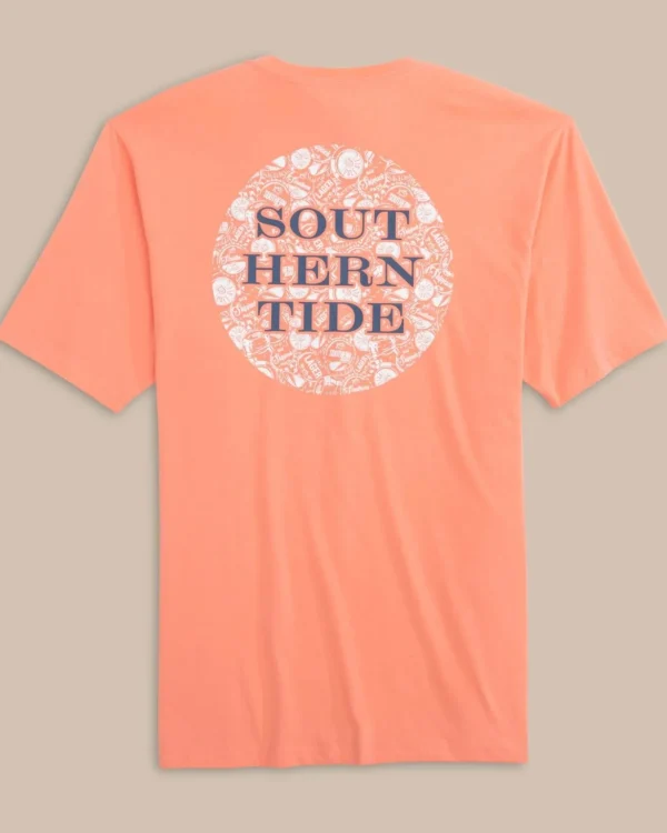 Southern Tide Caps Off Badge Short Sleeve T-Shirt< T-Shirts