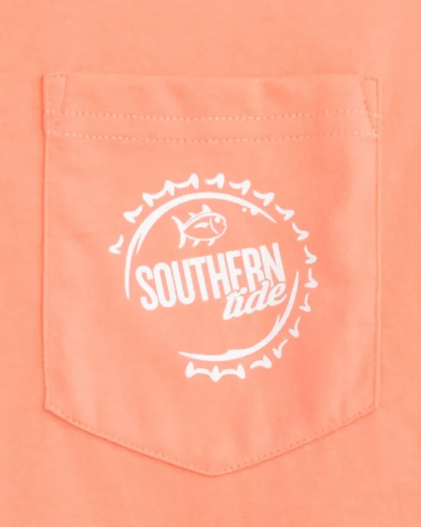 Southern Tide Caps Off Badge Short Sleeve T-Shirt< T-Shirts