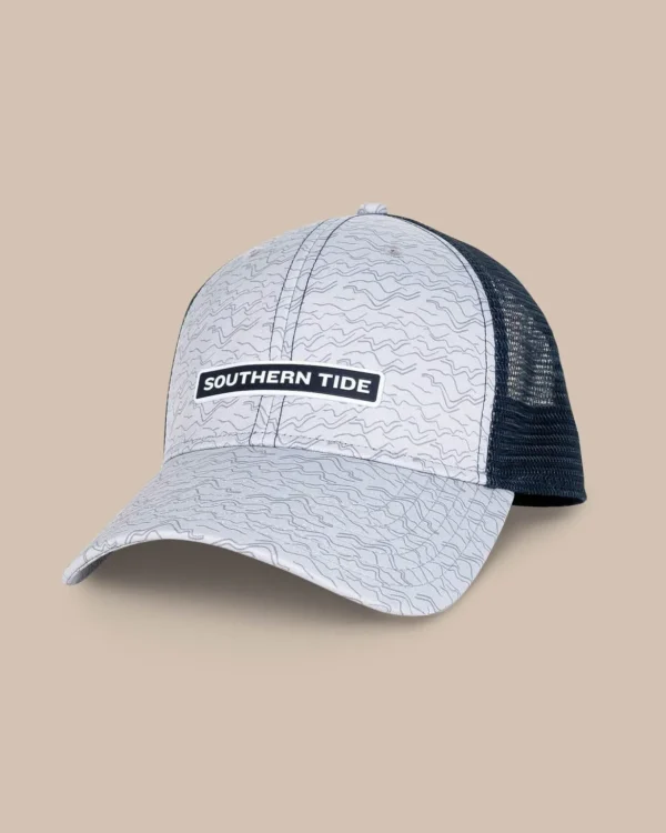 Southern Tide Change Your Altitude Print Performance Trucker< Hats & Visors