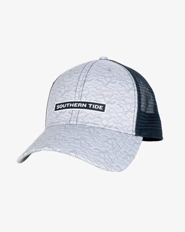 Southern Tide Change Your Altitude Print Performance Trucker< Hats & Visors