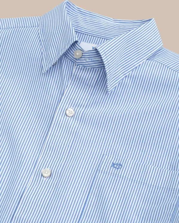 Southern Tide Charleston Granby Stripe Long Sleeve Sport Shirt< Sport Shirts & Button Downs