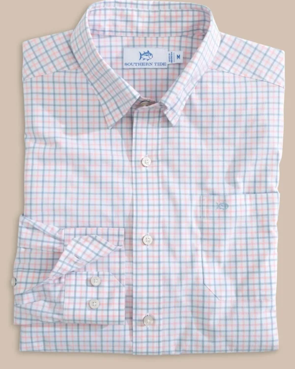 Southern Tide Charleston Larkin Check Long Sleeve Sport Shirt< Sport Shirts & Button Downs