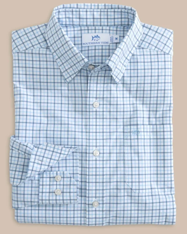 Southern Tide Charleston Larkin Check Long Sleeve Sport Shirt< Sport Shirts & Button Downs