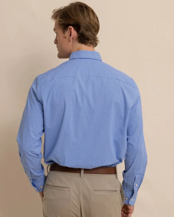 Southern Tide Charleston Parkwood Micro-Gingham Long Sleeve Sport Shirt< Sport Shirts & Button Downs