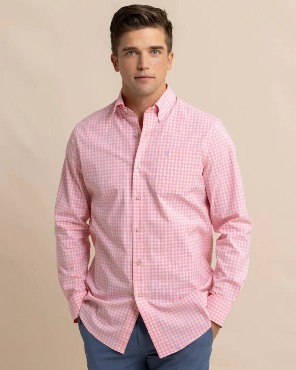 Southern Tide Charleston Roanoke Check Long Sleeve Sport Shirt< Sport Shirts & Button Downs