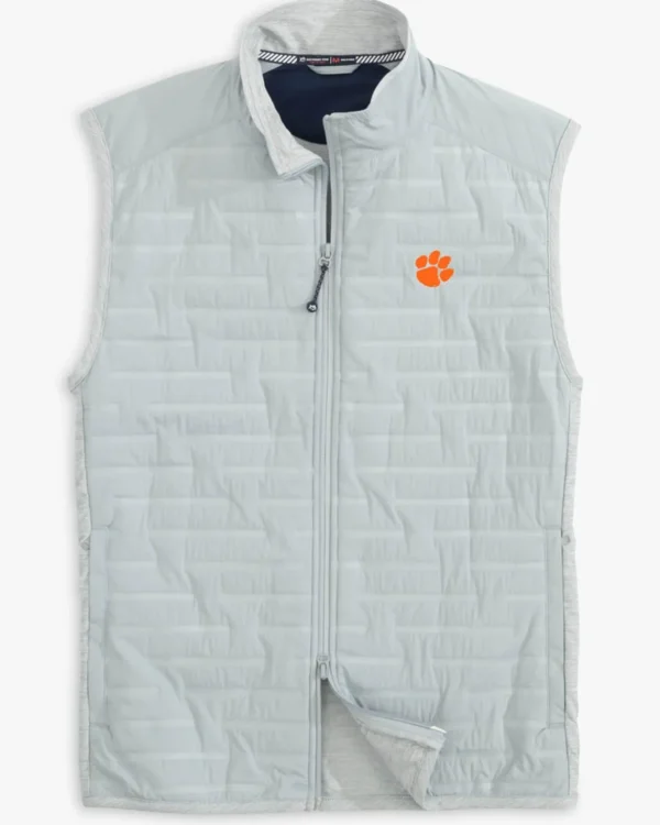 Southern Tide Clemson Tigers Abercorn Vest< Outerwear