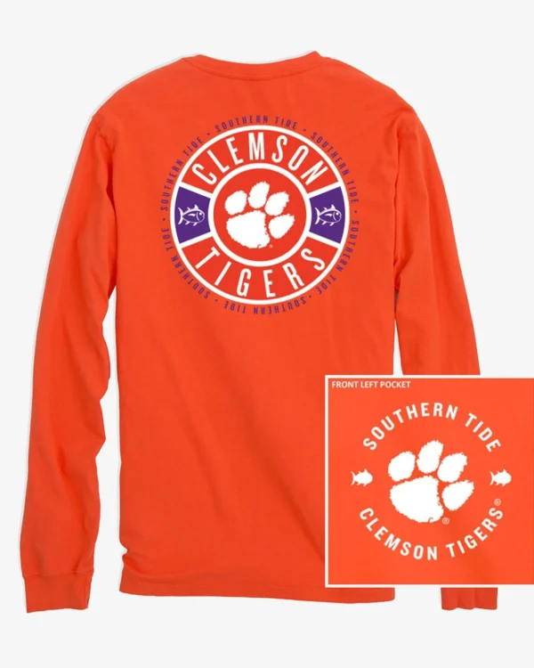 Southern Tide Clemson Tigers Ring Badge T-Shirt< T-Shirts