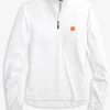 Southern Tide Clemson Tigers Women'S Runaround Quarter Zip Pull Over< Outerwear