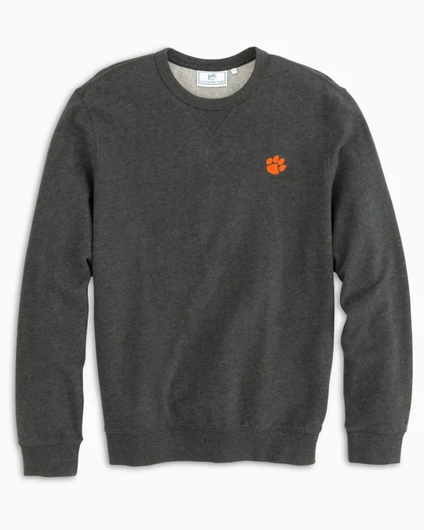 Southern Tide Clemson Upper Deck Pullover Sweatshirt< Outerwear